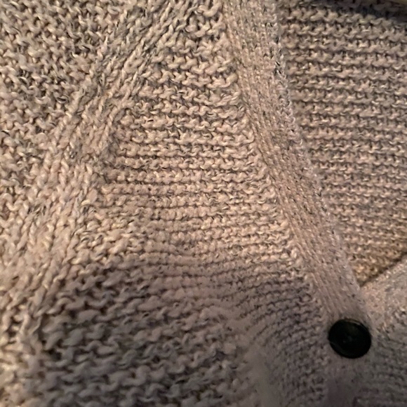 Blush Pink & Gray Cropped Cardigan - Picture 2 of 3